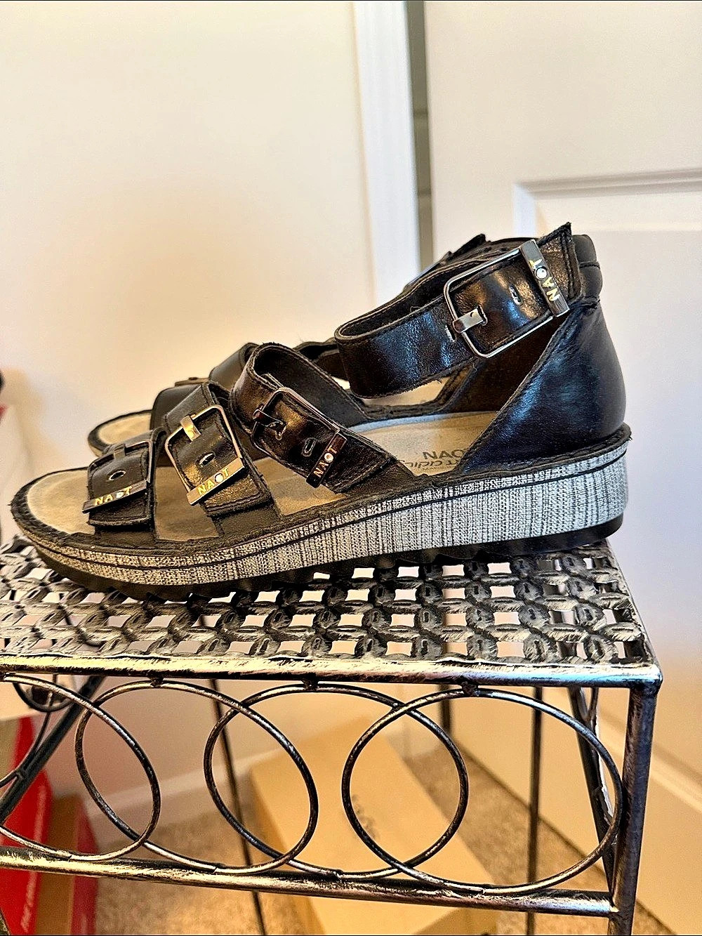 Naot Sandals in Black US 8 size 39